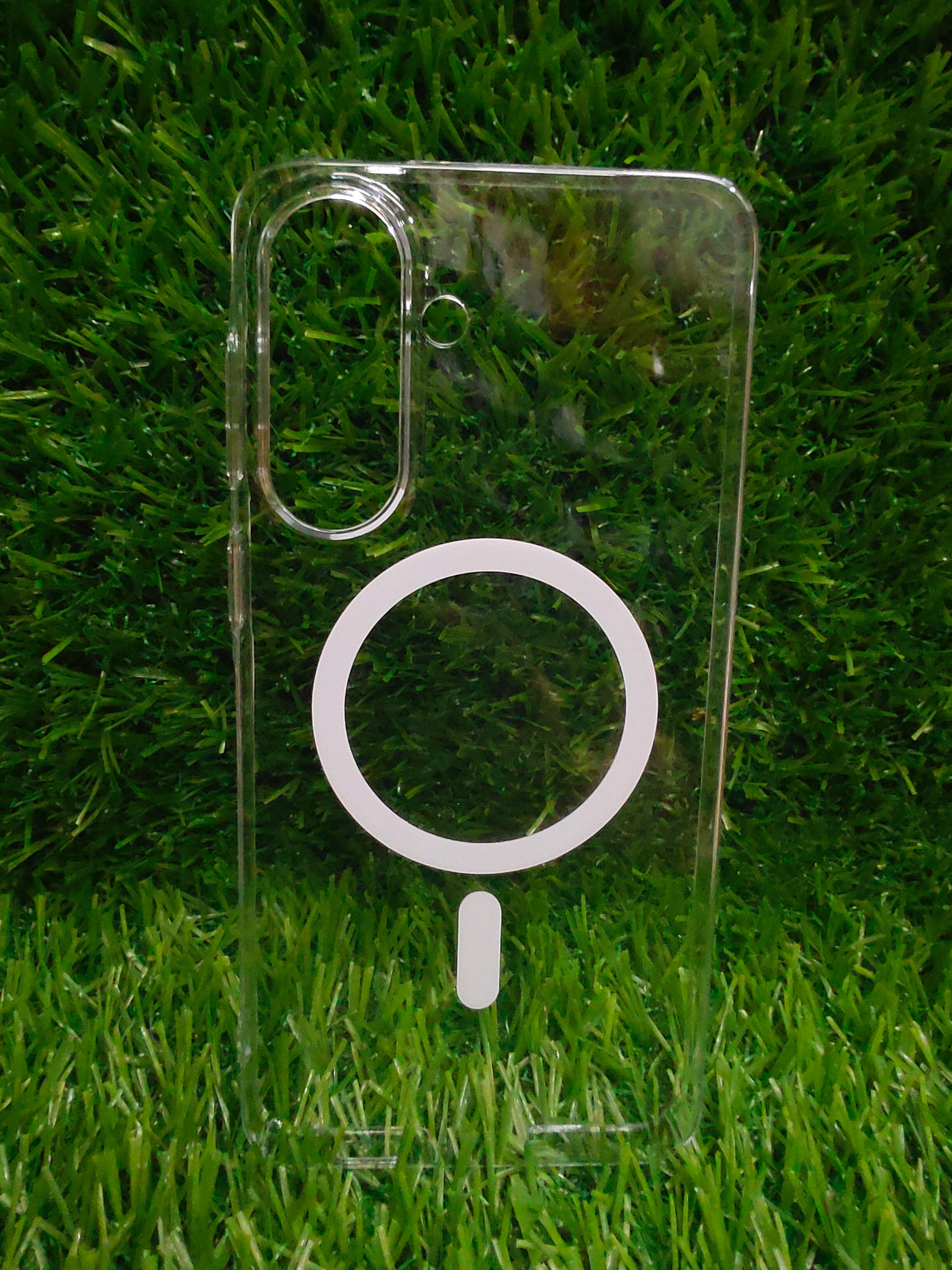 Samsung Galaxy A57 5G Anti Yellow Premium Quality Magsafe Crystal Clear Hard Plastic Back Cover Case - Royal Star