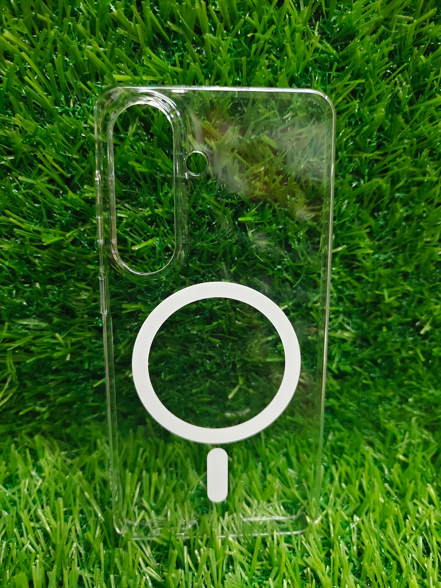 Samsung Galaxy S26 5G Anti Yellow Premium Quality Magsafe Crystal Clear Hard Plastic Back Cover Case - Royal Star