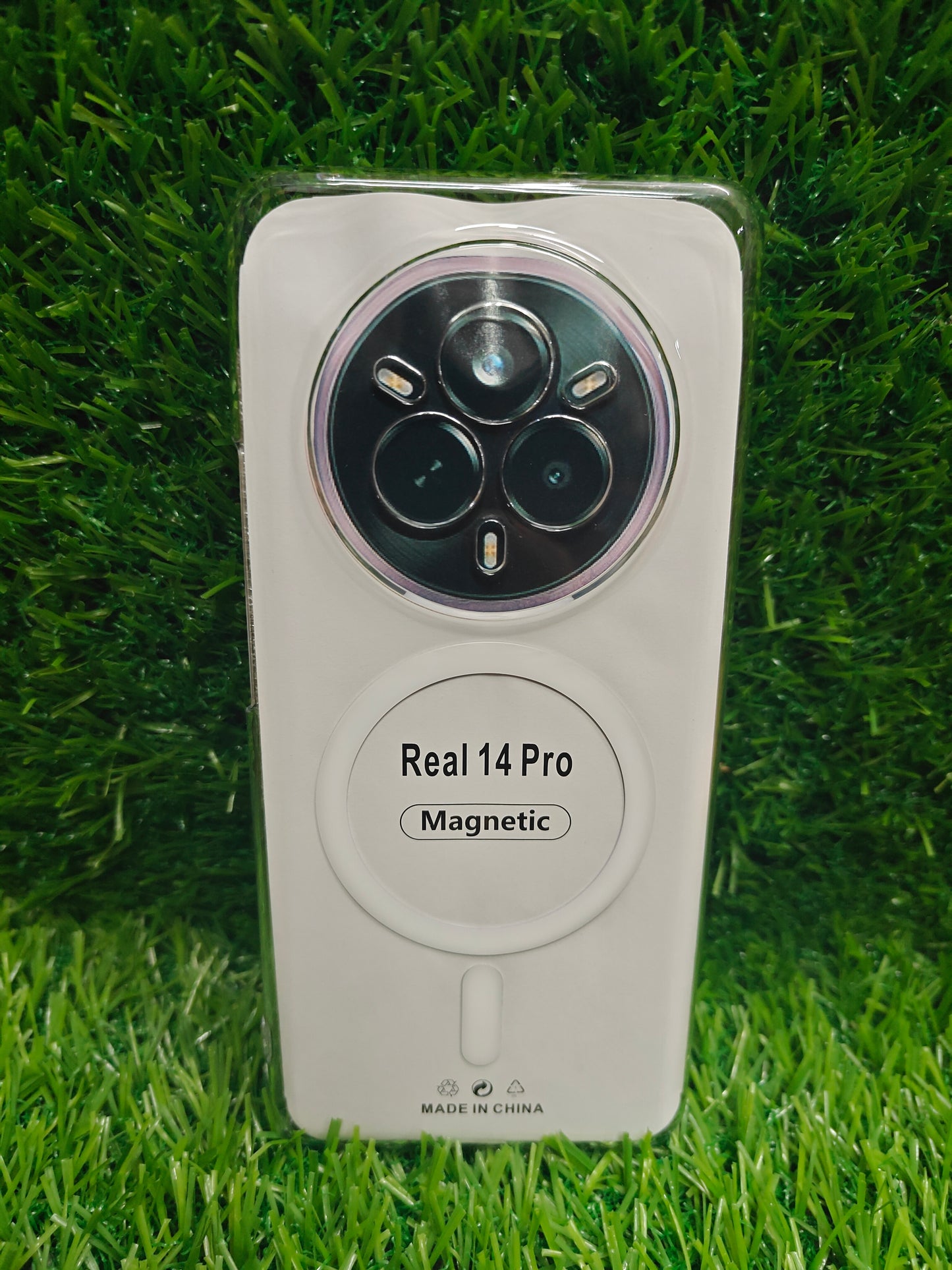 Realme 14 Pro 5G Anti Yellow Premium Quality Magsafe Crystal Clear Hard Plastic Back Cover Case