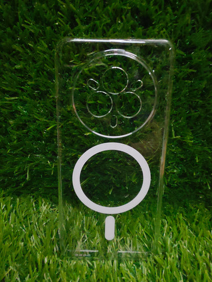 Realme 14 Pro 5G Anti Yellow Premium Quality Magsafe Crystal Clear Hard Plastic Back Cover Case