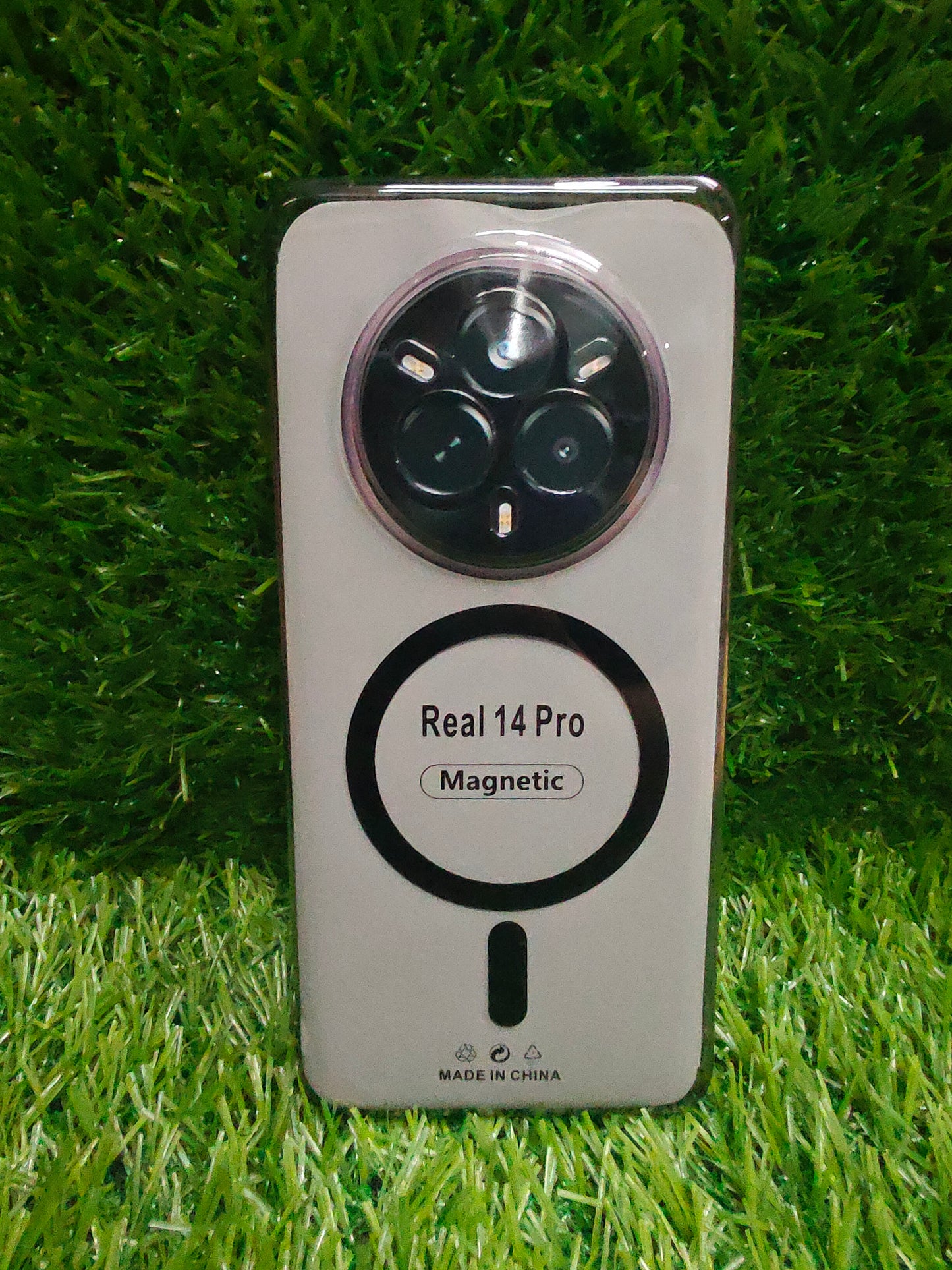 Realme 14 Pro 5G Anti Yellow Premium Quality Magsafe Crystal Clear Hard Plastic Back Cover Case