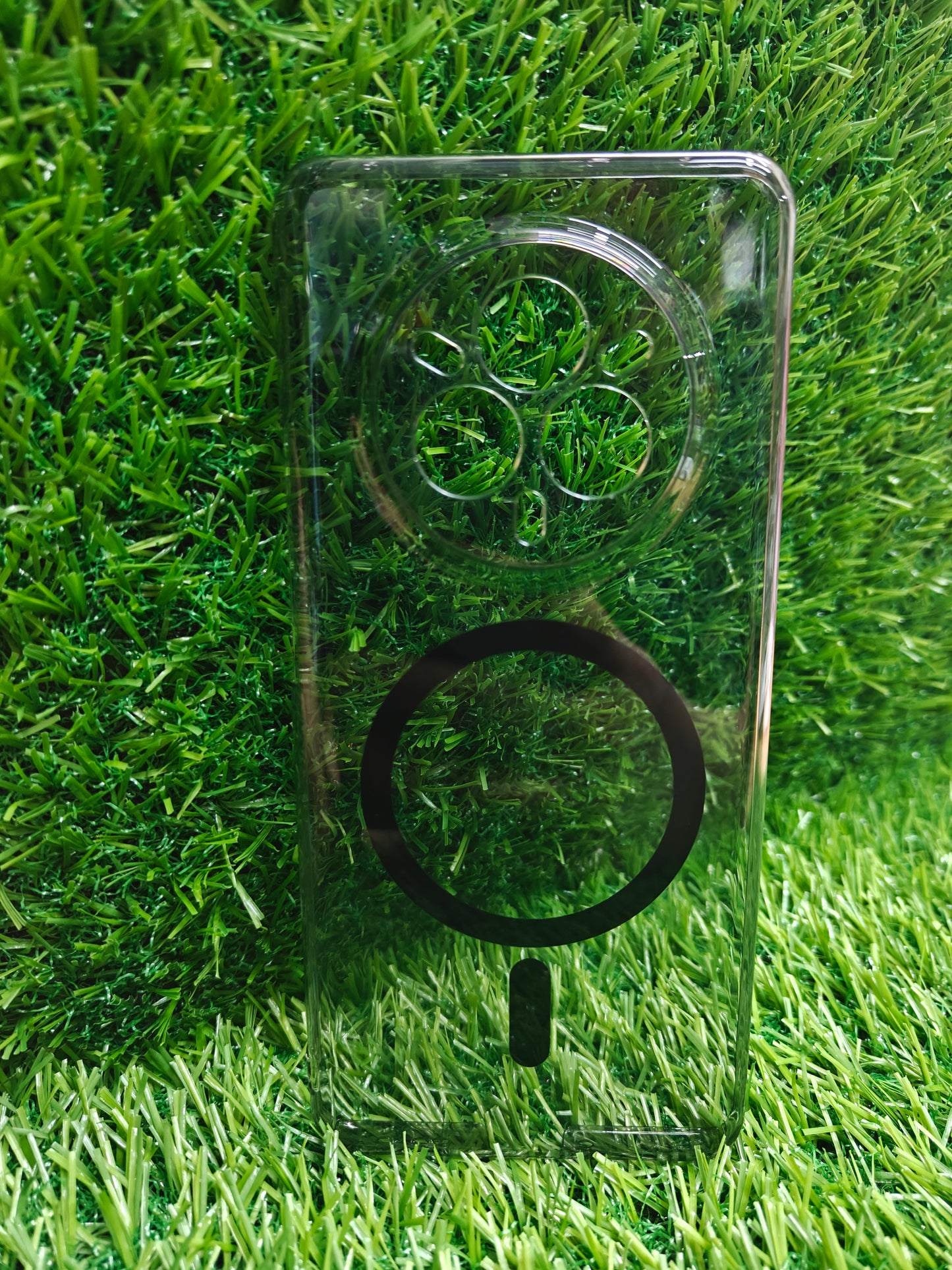 Realme 14 Pro 5G Anti Yellow Premium Quality Magsafe Crystal Clear Hard Plastic Back Cover Case