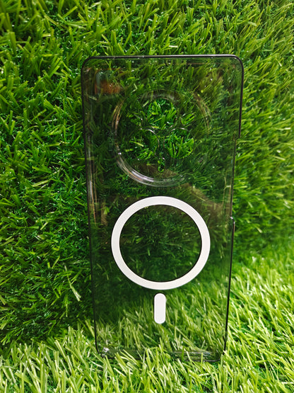 Realme 14 Pro 5G Anti Yellow Premium Quality Magsafe Crystal Clear Hard Plastic Back Cover Case