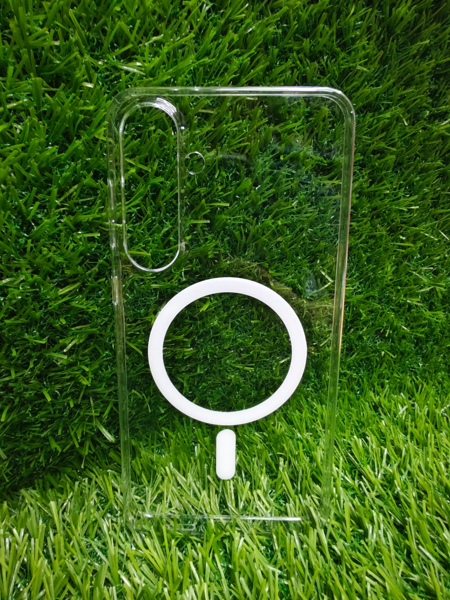 Samsung Galaxy S24 FE / S24FE 5G Anti Yellow Premium Quality Magsafe Crystal Clear Hard Plastic Back Cover Case