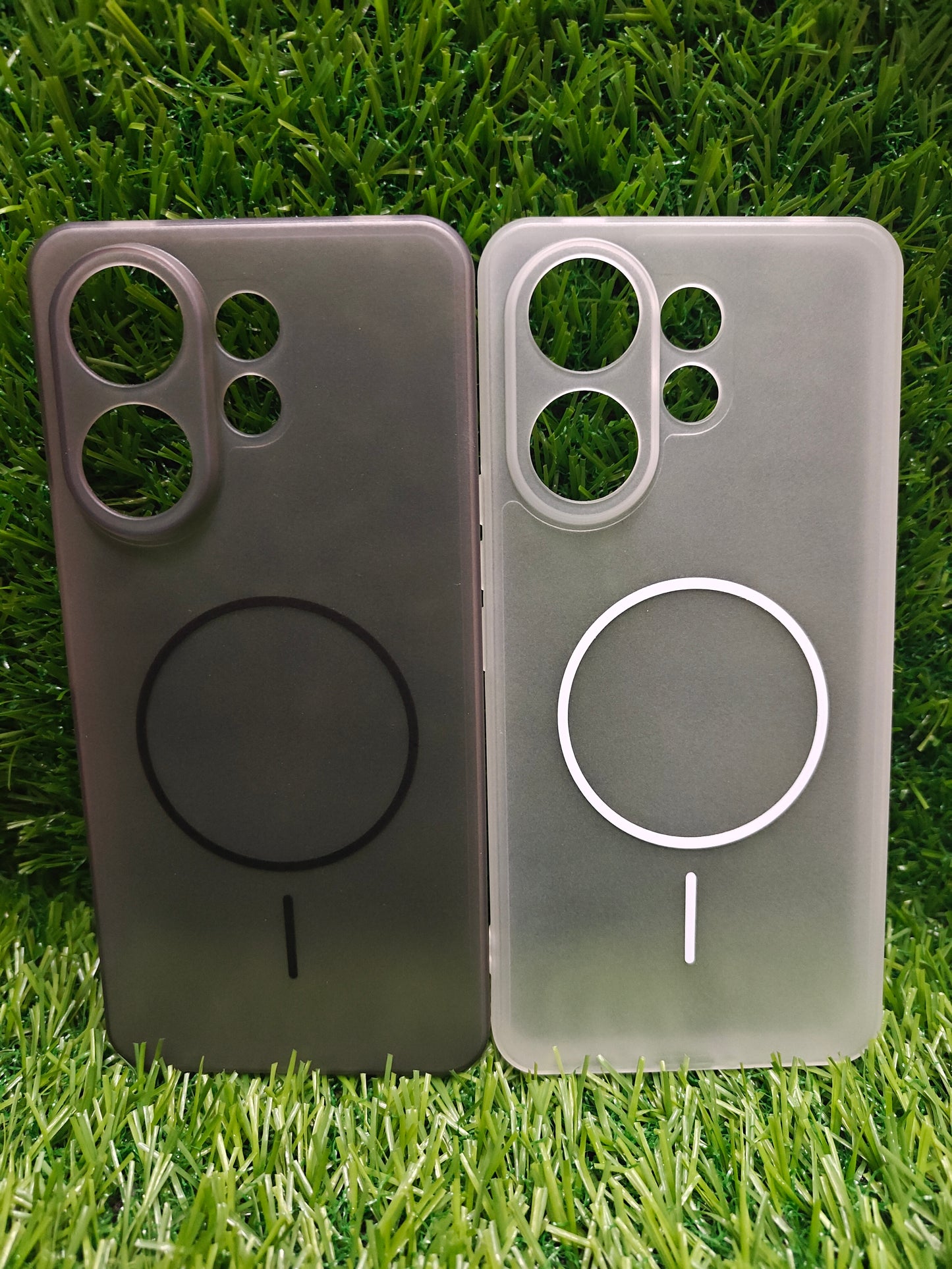 Vivo V60 / V60E / T4 Pro 5G Premium Quality Matte Silicon Soft Back Cover Case ( No Magsafe, Only Design )