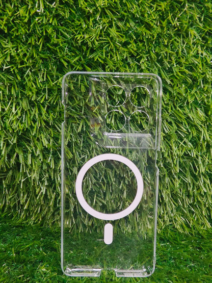 Motorola Moto Edge 70 5G Anti Yellow Premium Quality Magsafe Crystal Clear Hard Plastic Back Cover Case