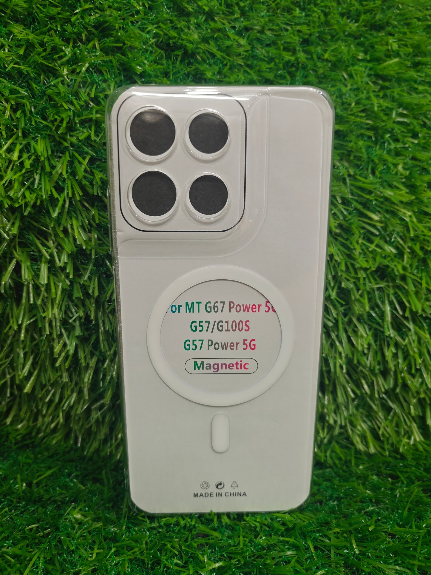 Motorola Moto G67 Power / G57 Power 5G Anti Yellow Premium Quality Magsafe Crystal Clear Hard Plastic Back Cover Case