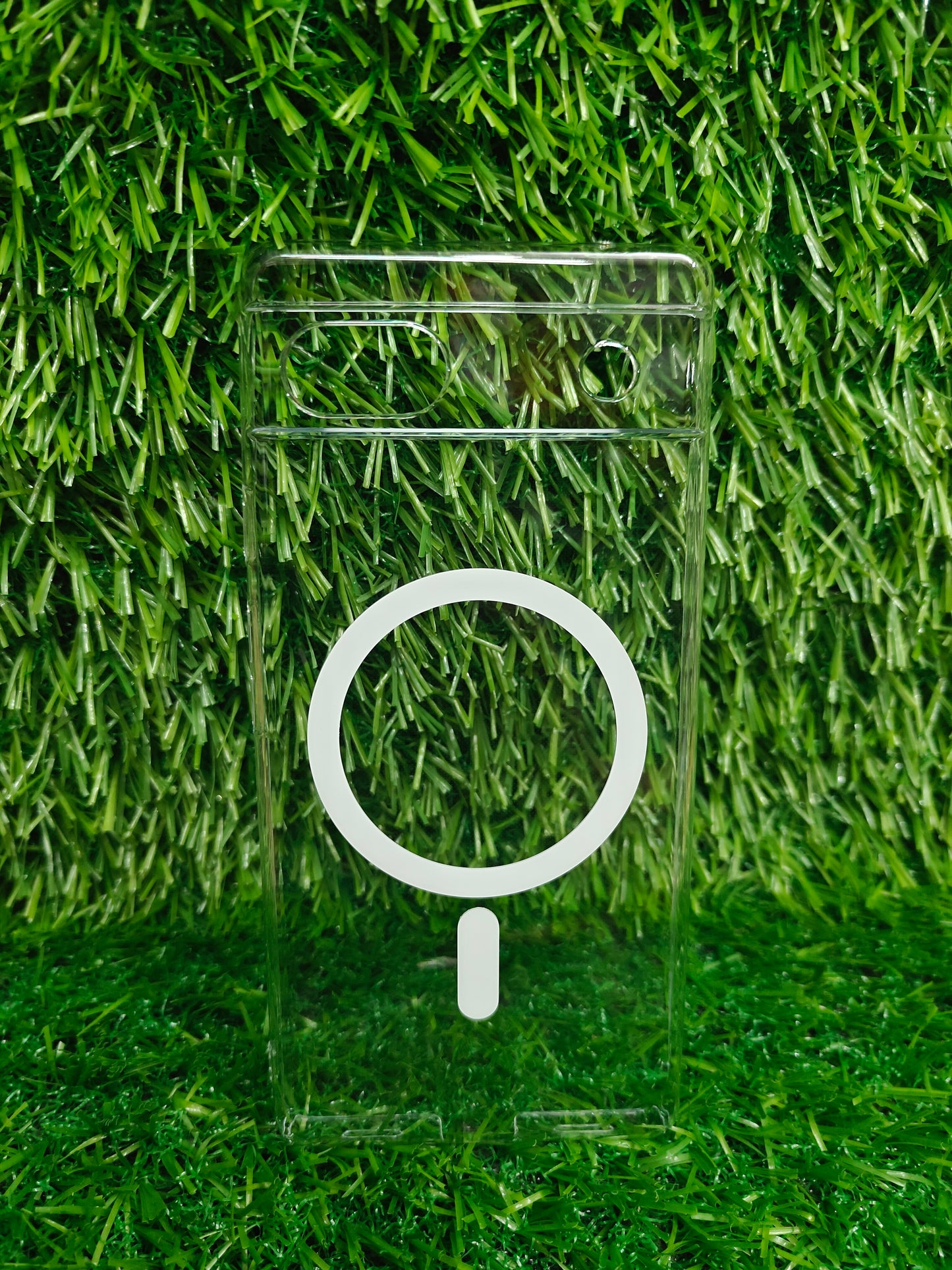 Google Pixel 6A 5G Anti Yellow Premium Quality Magsafe Crystal Clear Hard Plastic Back Cover Case