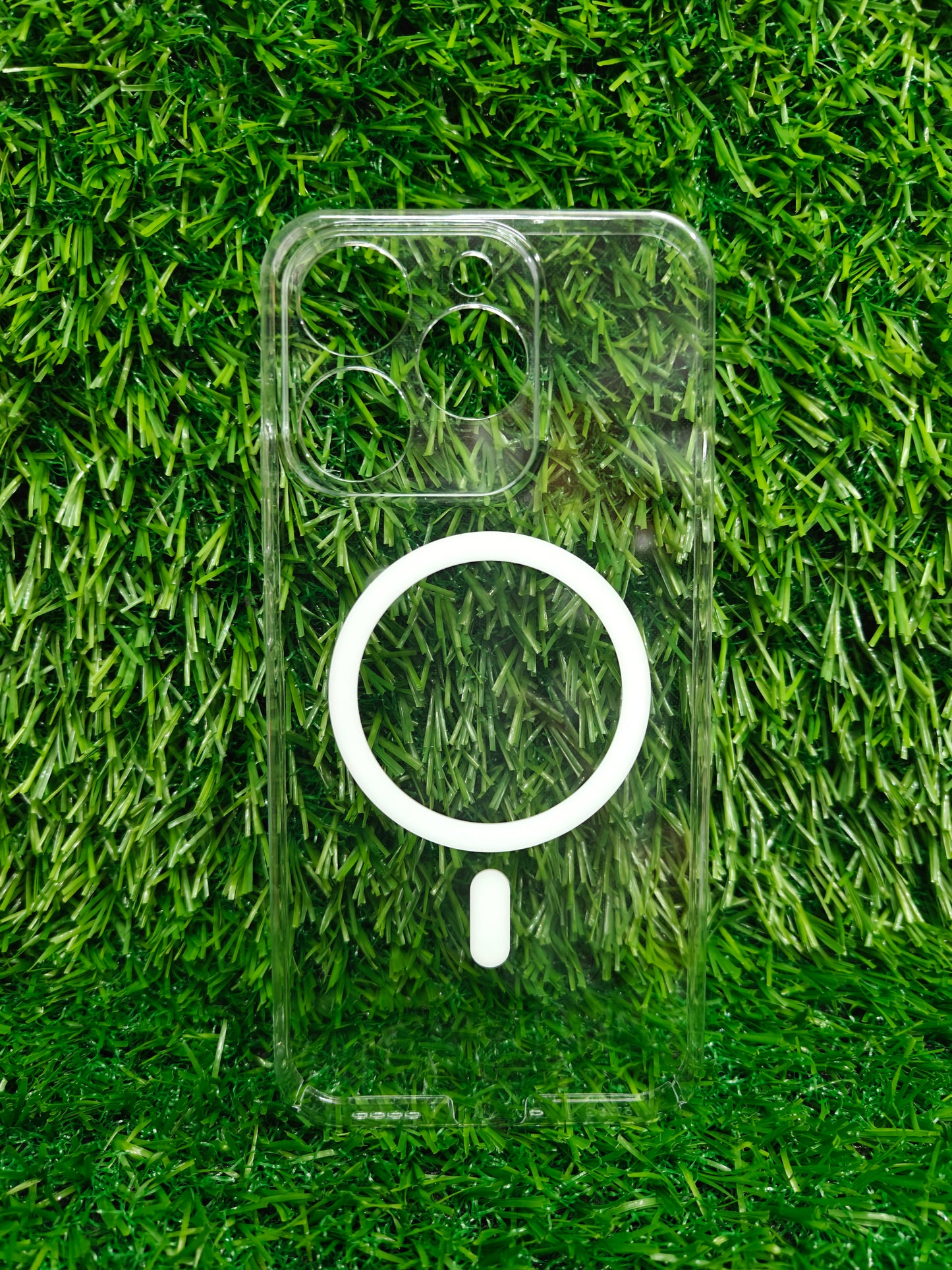 Realme 15T 5G Anti Yellow Premium Quality Magsafe Crystal Clear Hard Plastic Back Cover Case