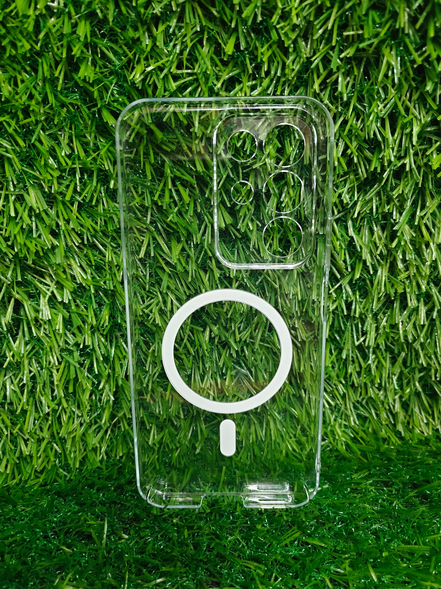 Realme 15x / Realme C85 / Realme Narzo 90x (5G) Anti Yellow Premium Quality Magsafe Crystal Clear Hard Plastic Back Cover Case