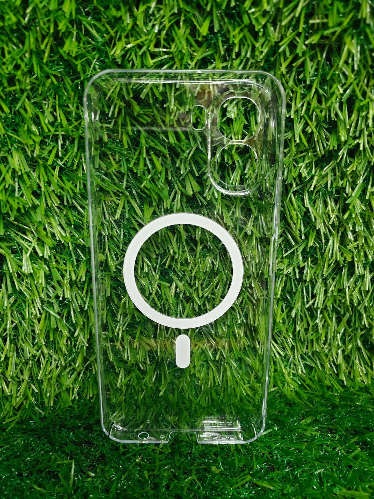 Oppo A6X 5G / Oppo K14X 5G Anti Yellow Premium Quality Magsafe Crystal Clear Hard Plastic Back Cover Case - Royal Star