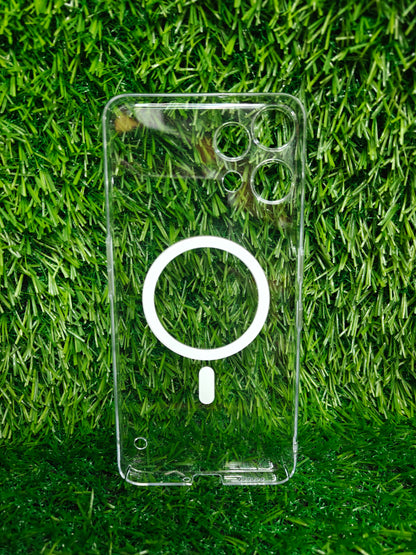 Nothing phone 3A Lite 5G Anti Yellow Premium Quality Magsafe Crystal Clear Hard Plastic Back Cover Case