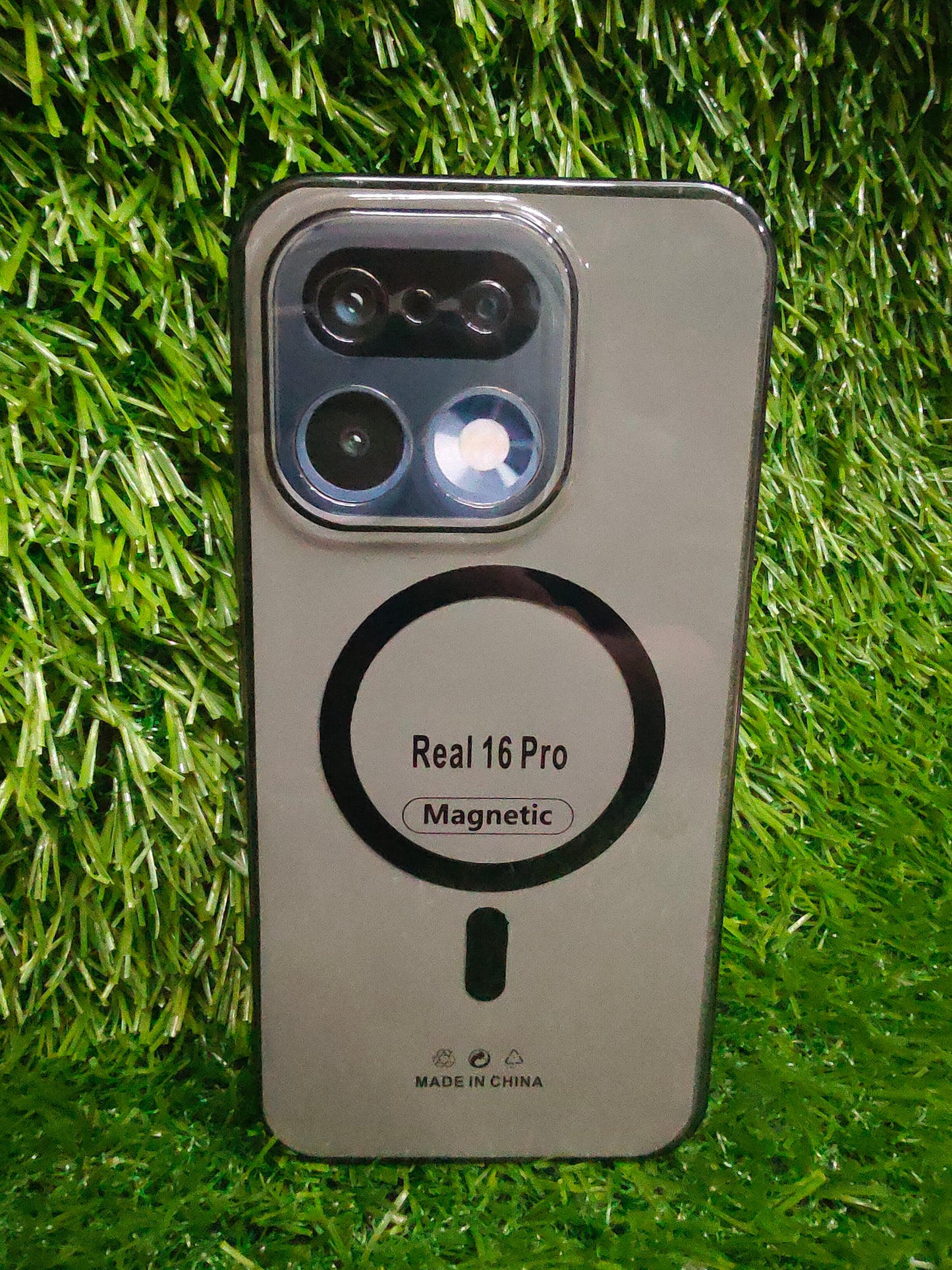 Realme 16 Pro 5G Anti Yellow Premium Quality Magsafe Crystal Clear Hard Plastic Back Cover Case