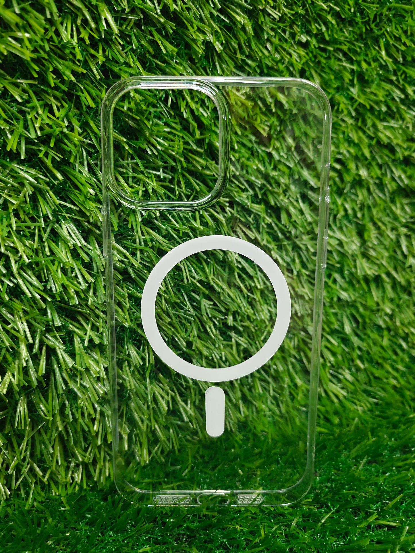 Apple iPhone 13 Pro Max Anti Yellow Premium Quality Magsafe Crystal Clear Hard Plastic Back Cover Case