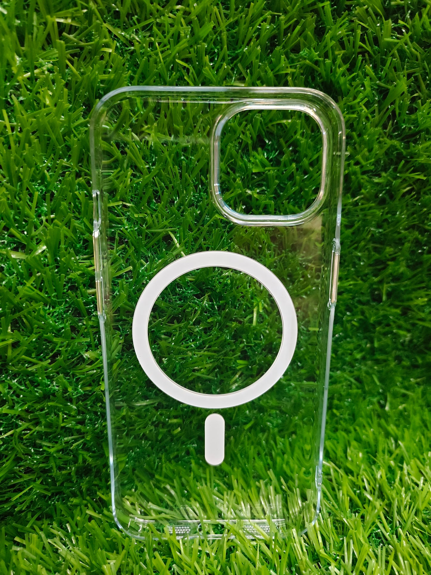 Apple iPhone 15 Anti Yellow Premium Quality Magsafe Crystal Clear Hard Plastic Back Cover Case