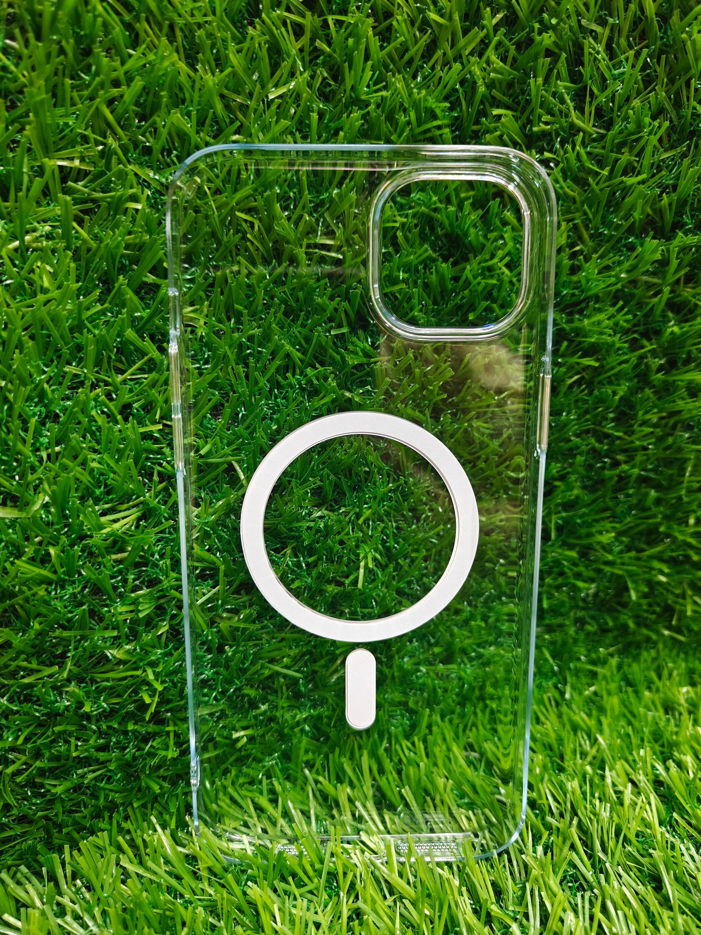Apple iPhone 15 Plus Anti Yellow Premium Quality Magsafe Crystal Clear Hard Plastic Back Cover Case