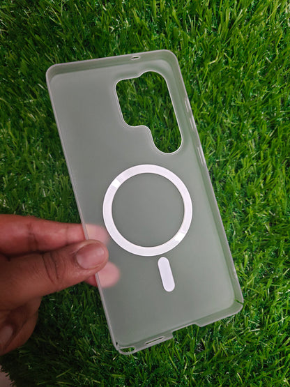 Samsung Galaxy S26 Ultra 5G Premium Quality Magsafe Matte Hard Plastic Back Cover Case