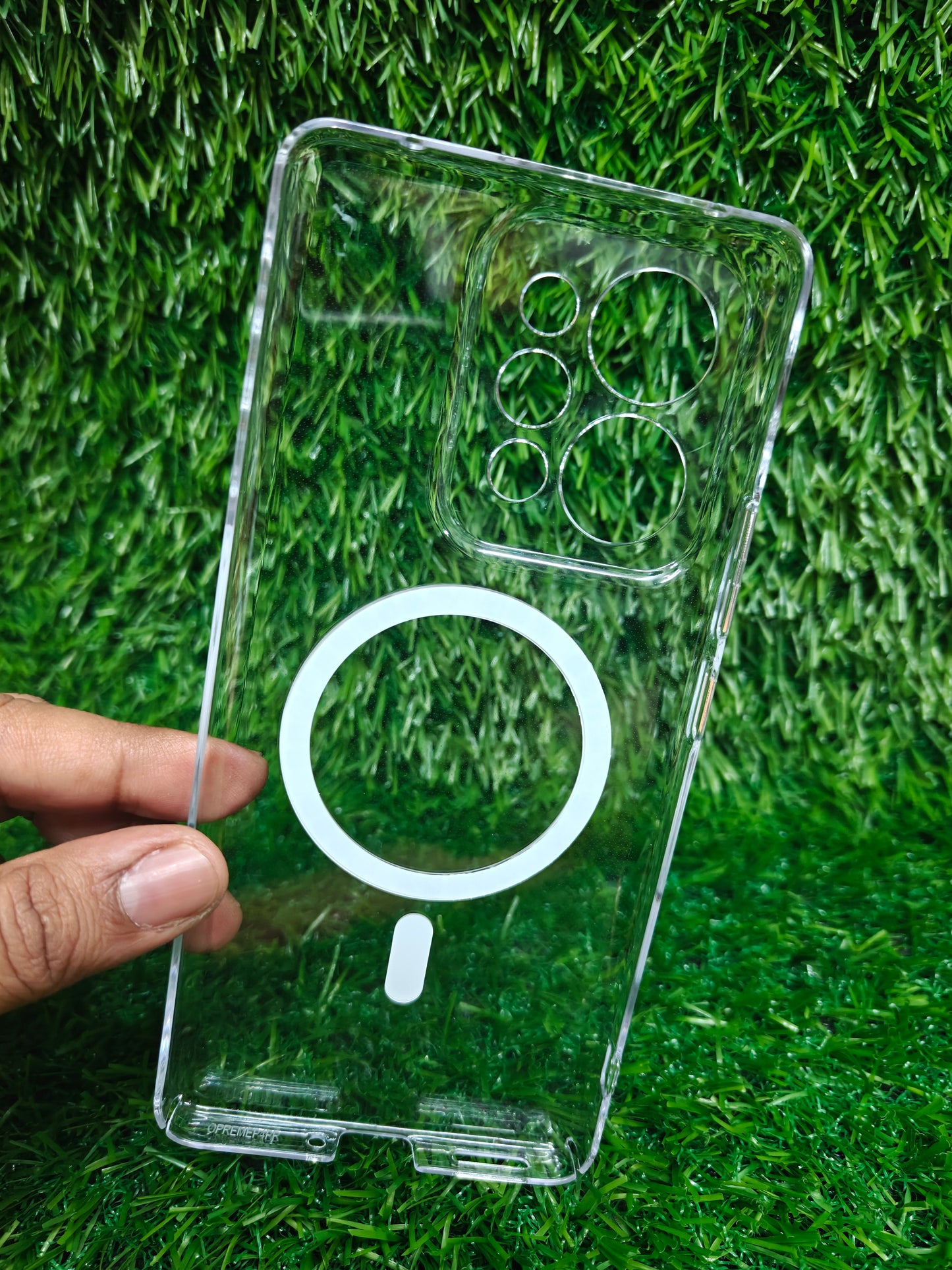 Realme P4 Power 5G Anti Yellow Premium Quality Magsafe Crystal Clear Hard Plastic Back Cover Case