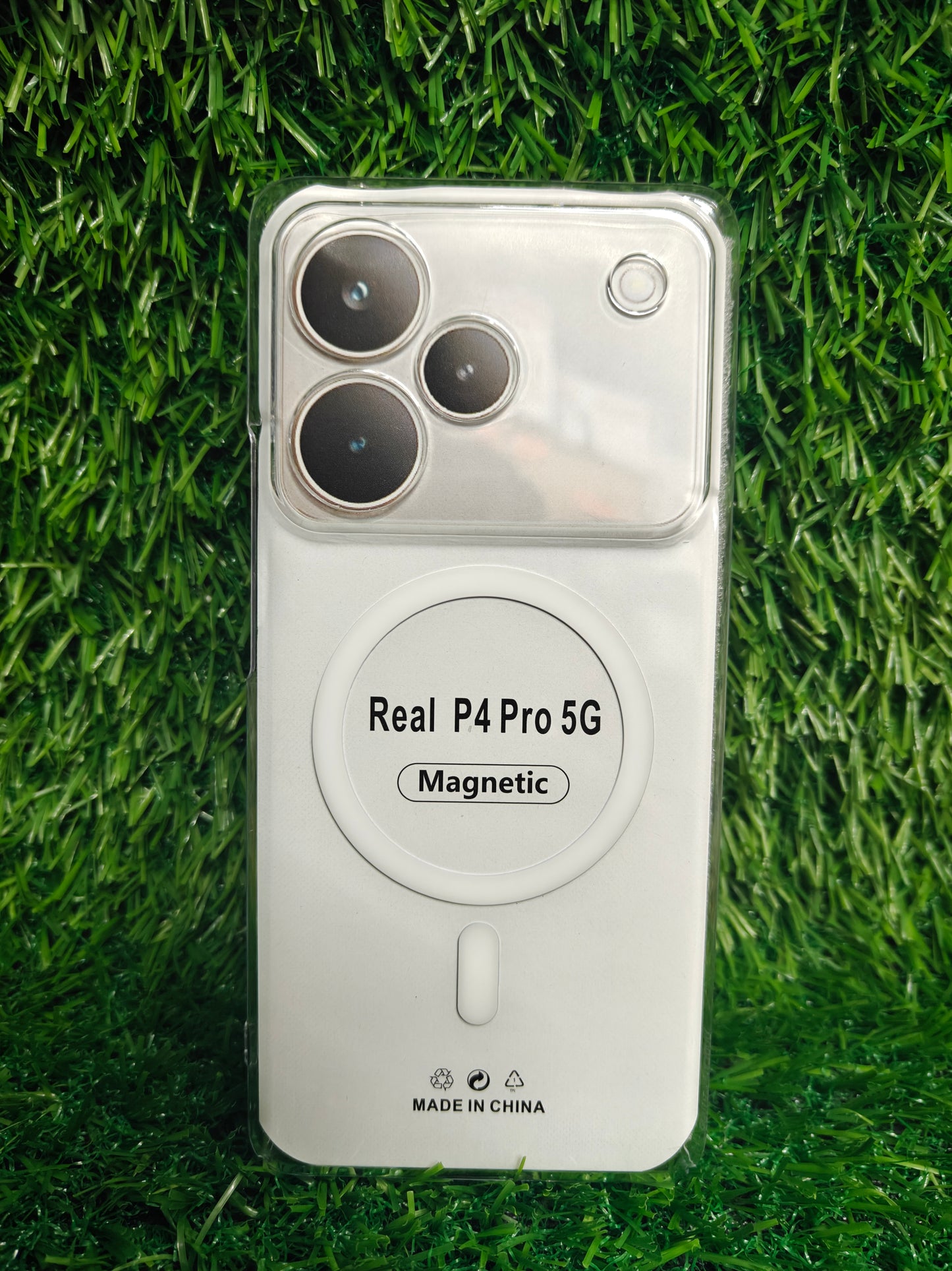 Realme P4 Pro 5G Anti Yellow Premium Quality Magsafe Crystal Clear Hard Plastic Back Cover Case