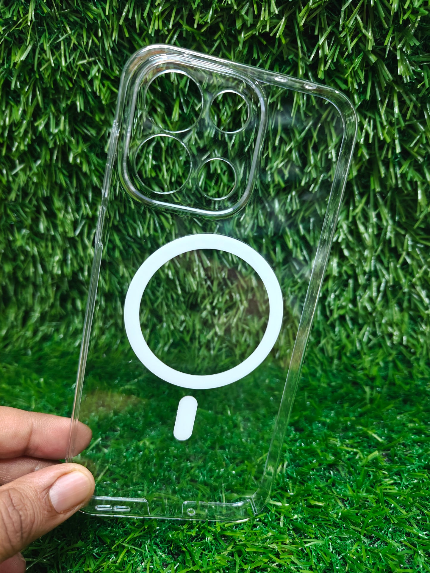 OnePlus Nord 6 / Nord6 5G Anti Yellow Premium Quality Magsafe Crystal Clear Hard Plastic Back Cover Case