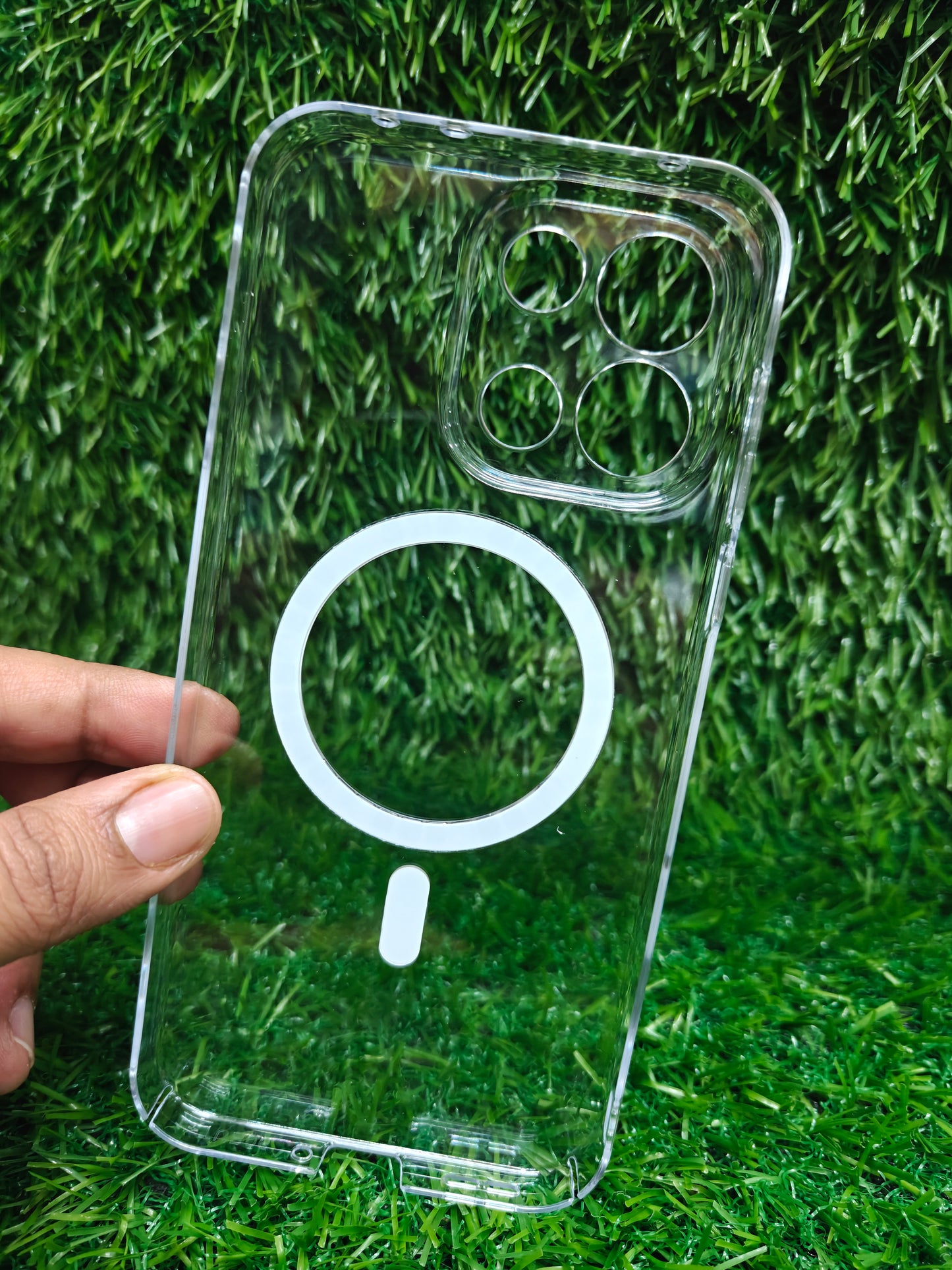 OnePlus Nord 6 / Nord6 5G Anti Yellow Premium Quality Magsafe Crystal Clear Hard Plastic Back Cover Case