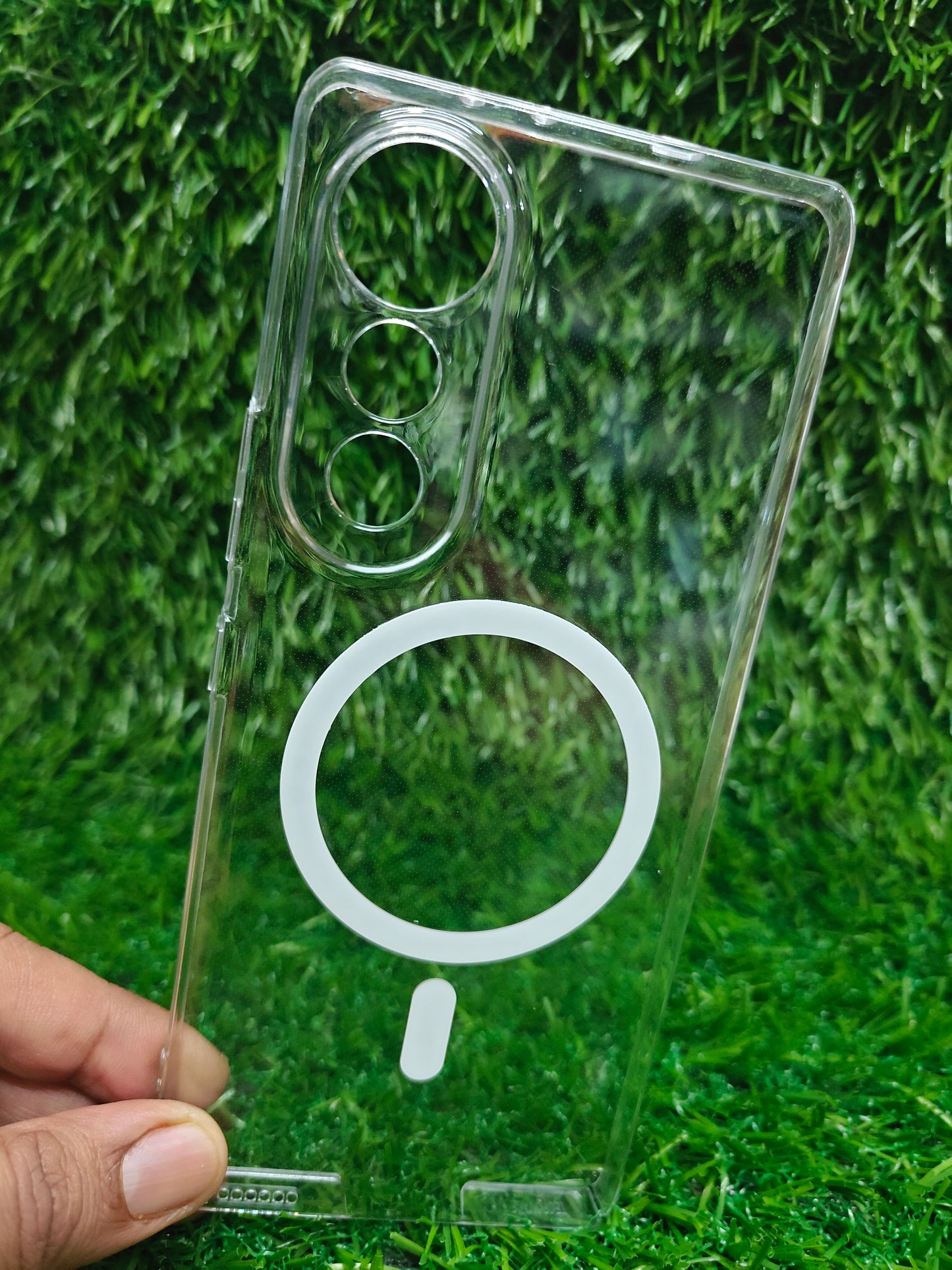 Tecno Pova Curve 5G Anti Yellow Premium Quality Magsafe Crystal Clear Hard Plastic Back Cover Case