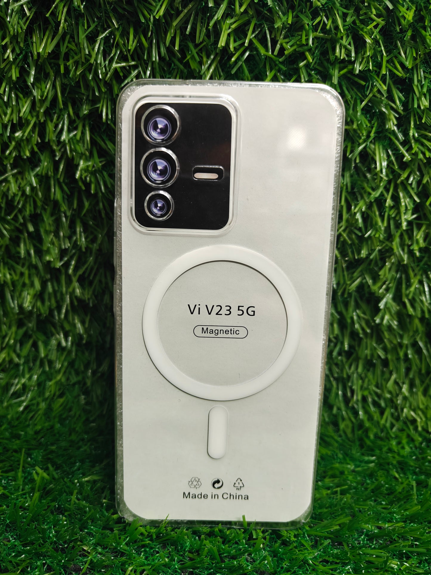 Anti Yellow Back Cover for Vivo V23 5G | Clear Case No Yellowing | Magsafe