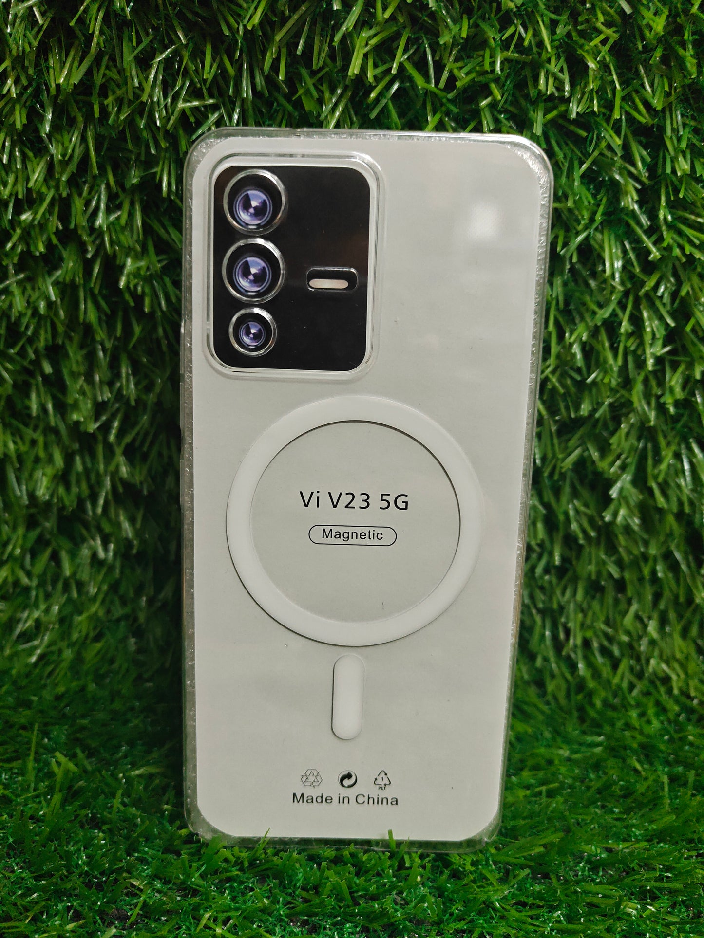 Anti Yellow Back Cover for Vivo V23 5G | Clear Case No Yellowing | Magsafe