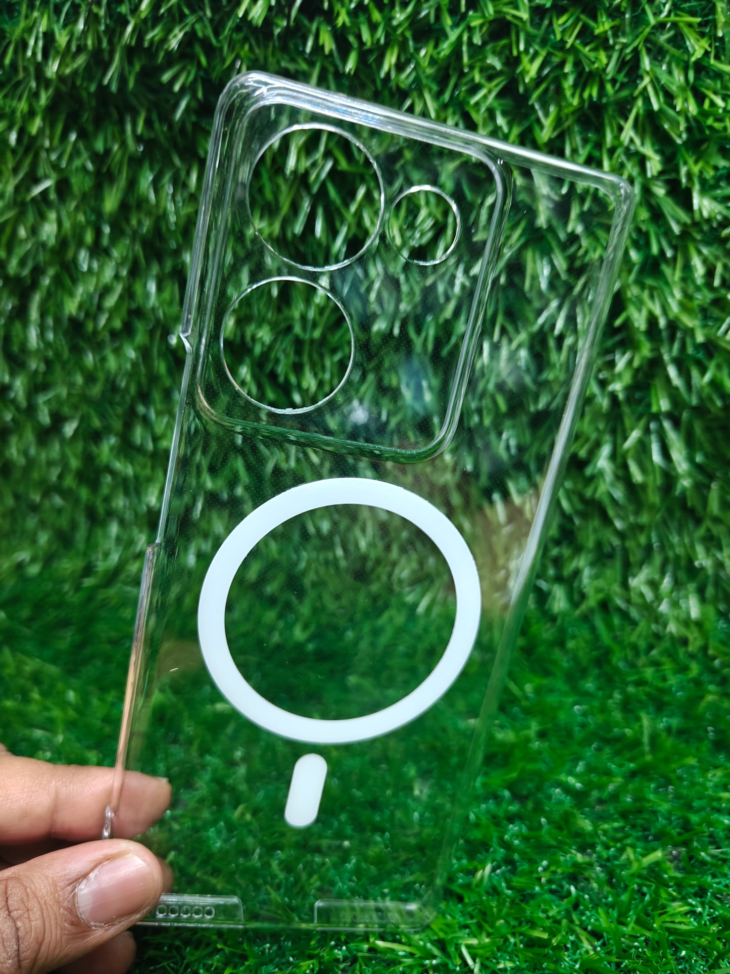 Anti Yellow Back Cover for Vivo V29E 5G | Clear Case No Yellowing | Magsafe