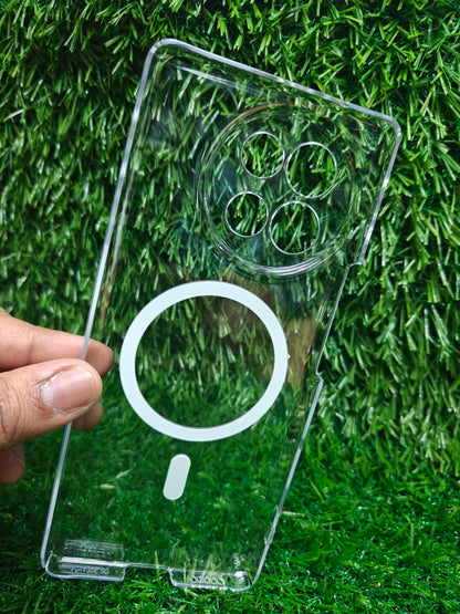 Anti Yellow Back Cover for Vivo V30E 5G | Clear Case No Yellowing | Magsafe