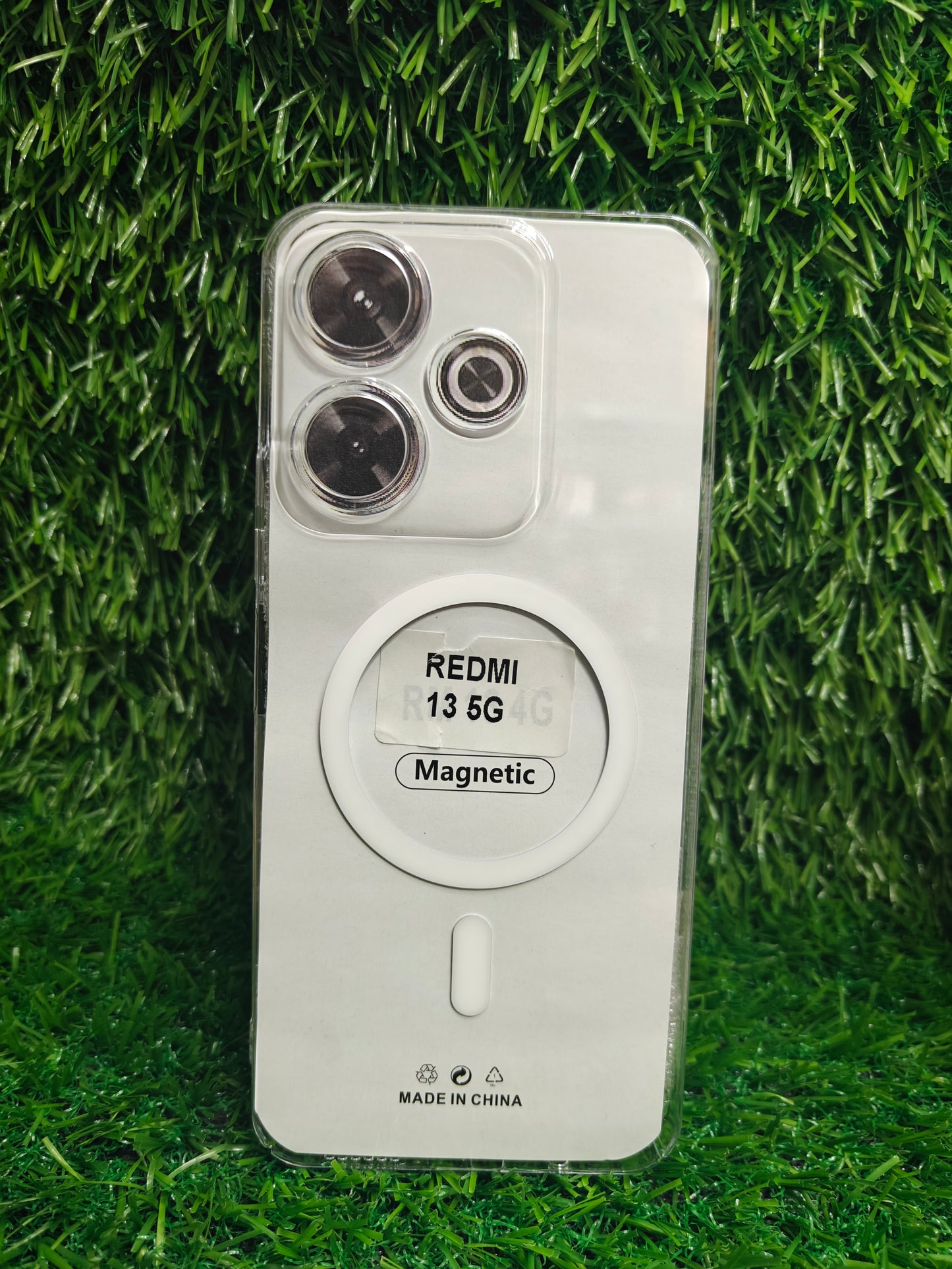 Xiaomi Redmi 13 5G / Redmi 13 4G / Poco M6 Plus 5G Anti Yellow Premium Magsafe Crystal Clear Hard Plastic Back Cover Case