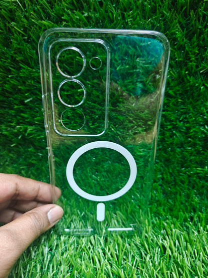 Xiaomi Redmi 15 5G / Redmi15 5G Anti Yellow Premium Magsafe Crystal Clear Hard Plastic Back Cover Case