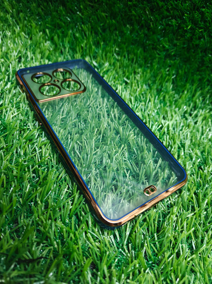 OnePlus 10 Pro 5G Premium Quality Transparent + Side Chrome Soft Silicon Back Cover Case