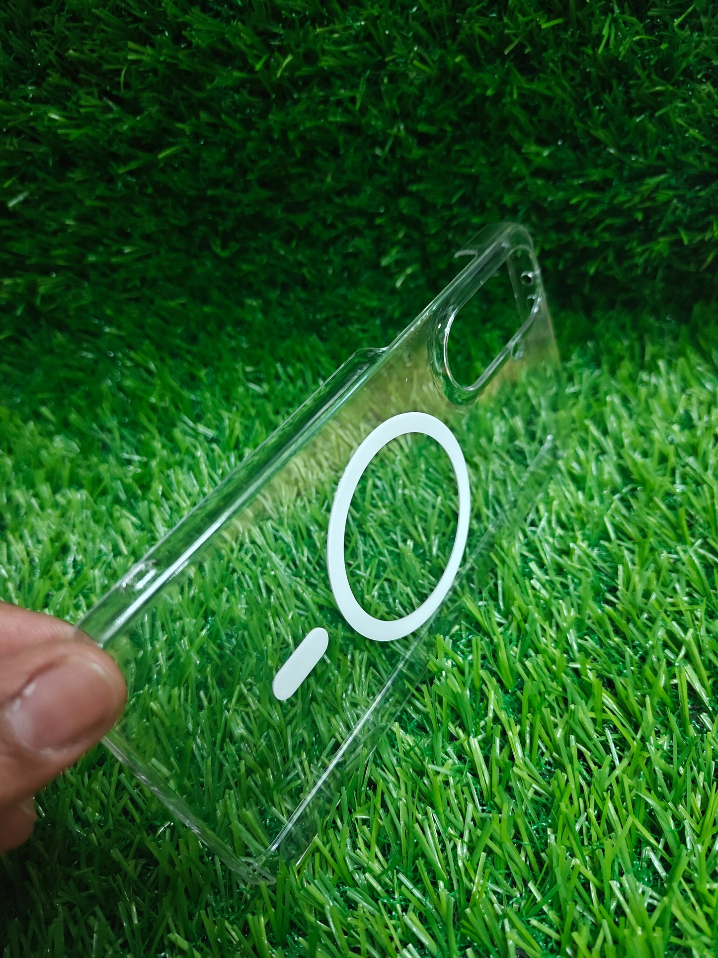 Samsung Galaxy M56 / F56 5G 5G Anti Yellow Premium Magsafe Crystal Clear Hard Plastic Back Cover Case