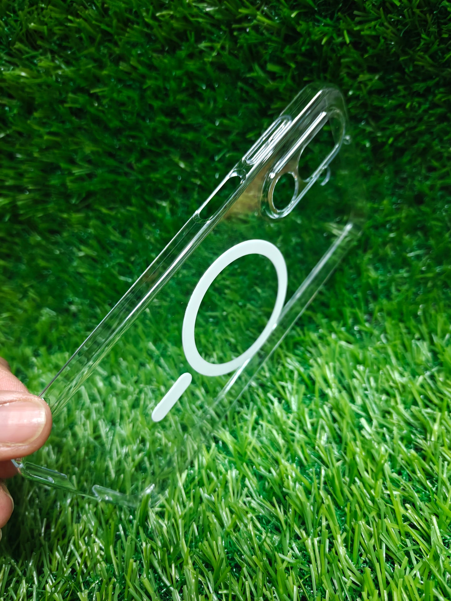 Samsung Galaxy M36 / F36 5G Anti Yellow Premium Magsafe Crystal Clear Hard Plastic Back Cover Case