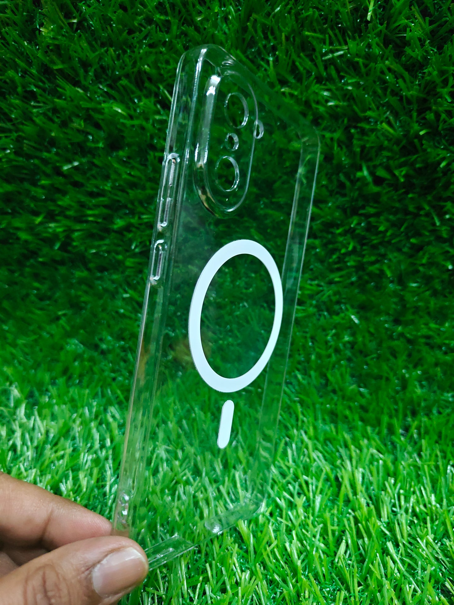 OnePlus Nord CE5 / Nord CE 5 5G Anti Yellow Premium Magsafe Crystal Clear Hard Plastic Back Cover Case