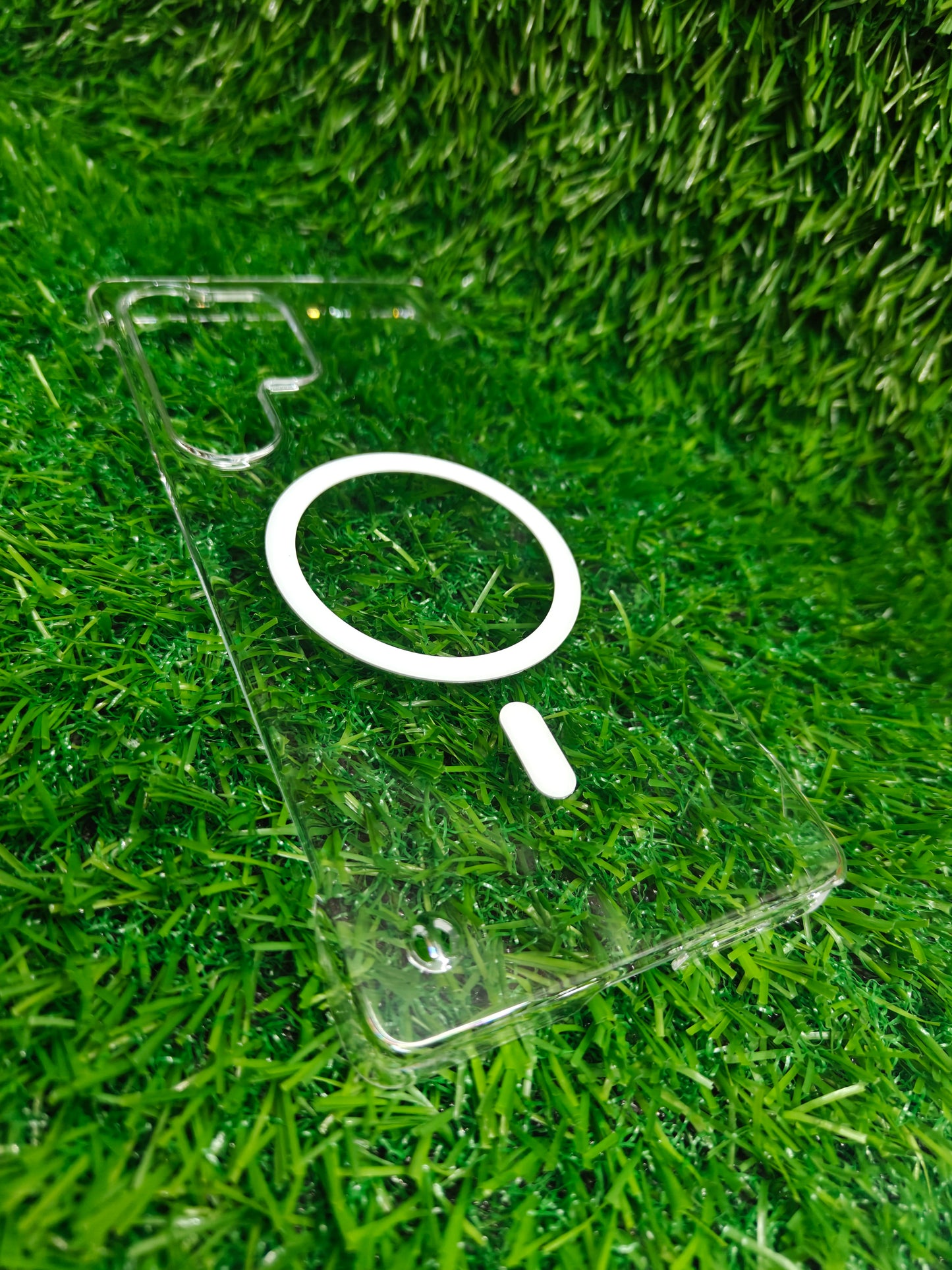 Samsung Galaxy S25 Ultra 5G Side Frameless Anti Yellow Premium Magsafe Crystal Clear Hard Plastic Back Cover Case