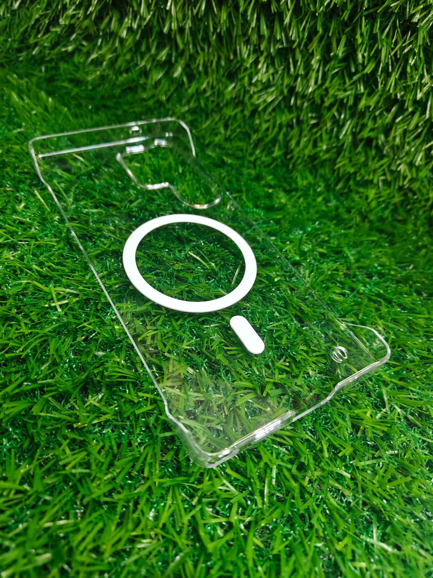 Samsung Galaxy S25 Ultra 5G Side Frameless Anti Yellow Premium Magsafe Crystal Clear Hard Plastic Back Cover Case