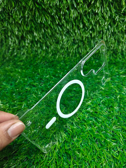 Samsung Galaxy S26 Ultra 5G Side Frameless Anti Yellow Premium Magsafe Crystal Clear Hard Plastic Back Cover Case