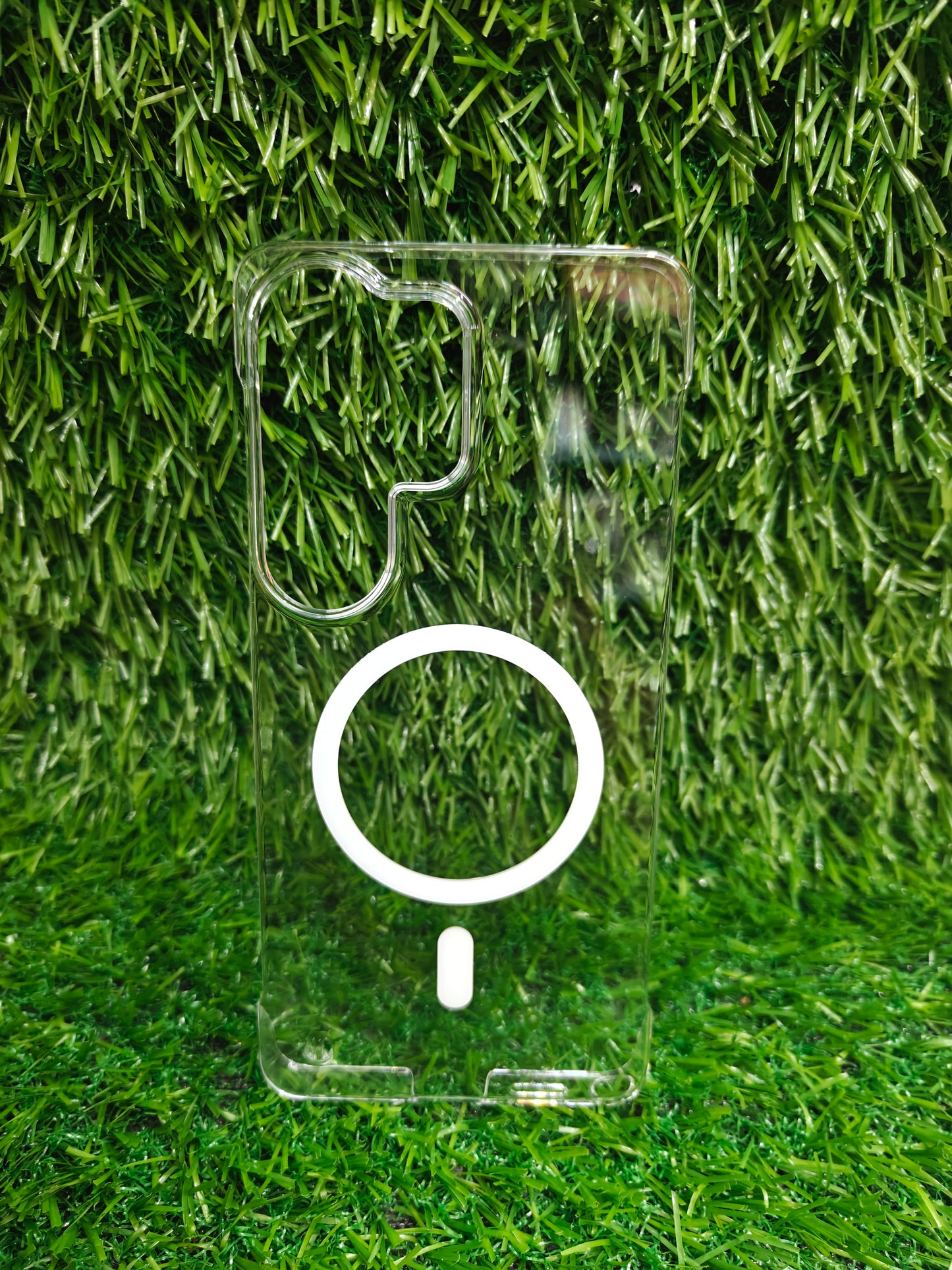 Samsung Galaxy S26 Ultra 5G Side Frameless Anti Yellow Premium Magsafe Crystal Clear Hard Plastic Back Cover Case