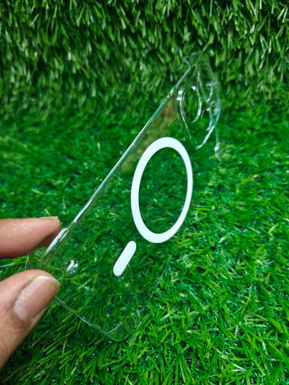 Oppo Reno 15 Pro Mini / Reno15 Pro Mini 5G Side Frameless Anti Yellow Premium Magsafe Crystal Clear Hard Plastic Back Cover Case
