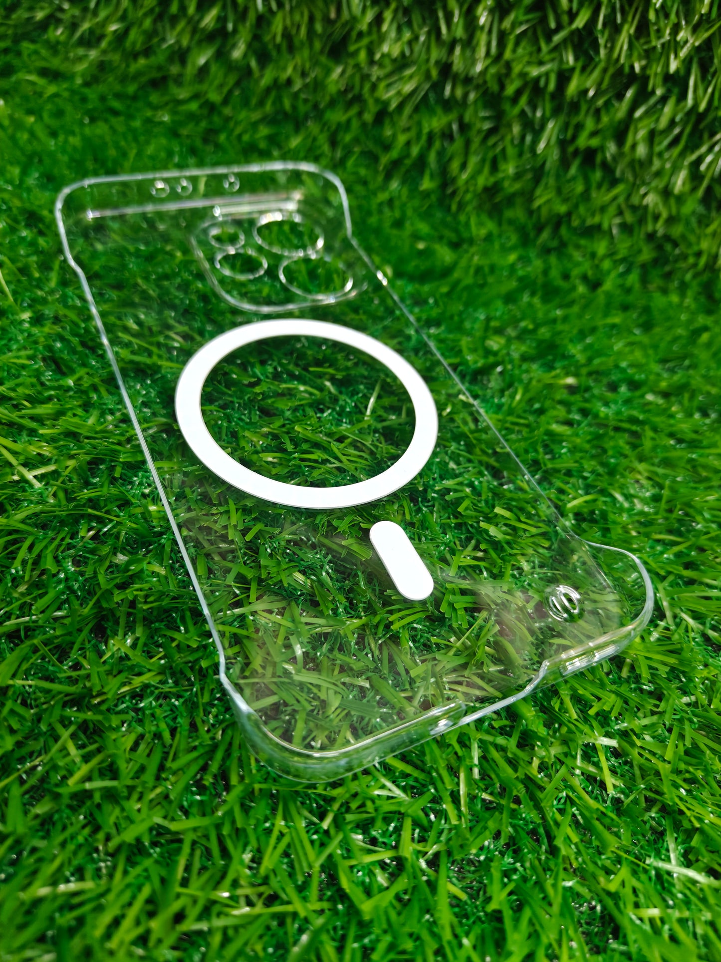 Oppo Reno 15 Pro Mini / Reno15 Pro Mini 5G Side Frameless Anti Yellow Premium Magsafe Crystal Clear Hard Plastic Back Cover Case