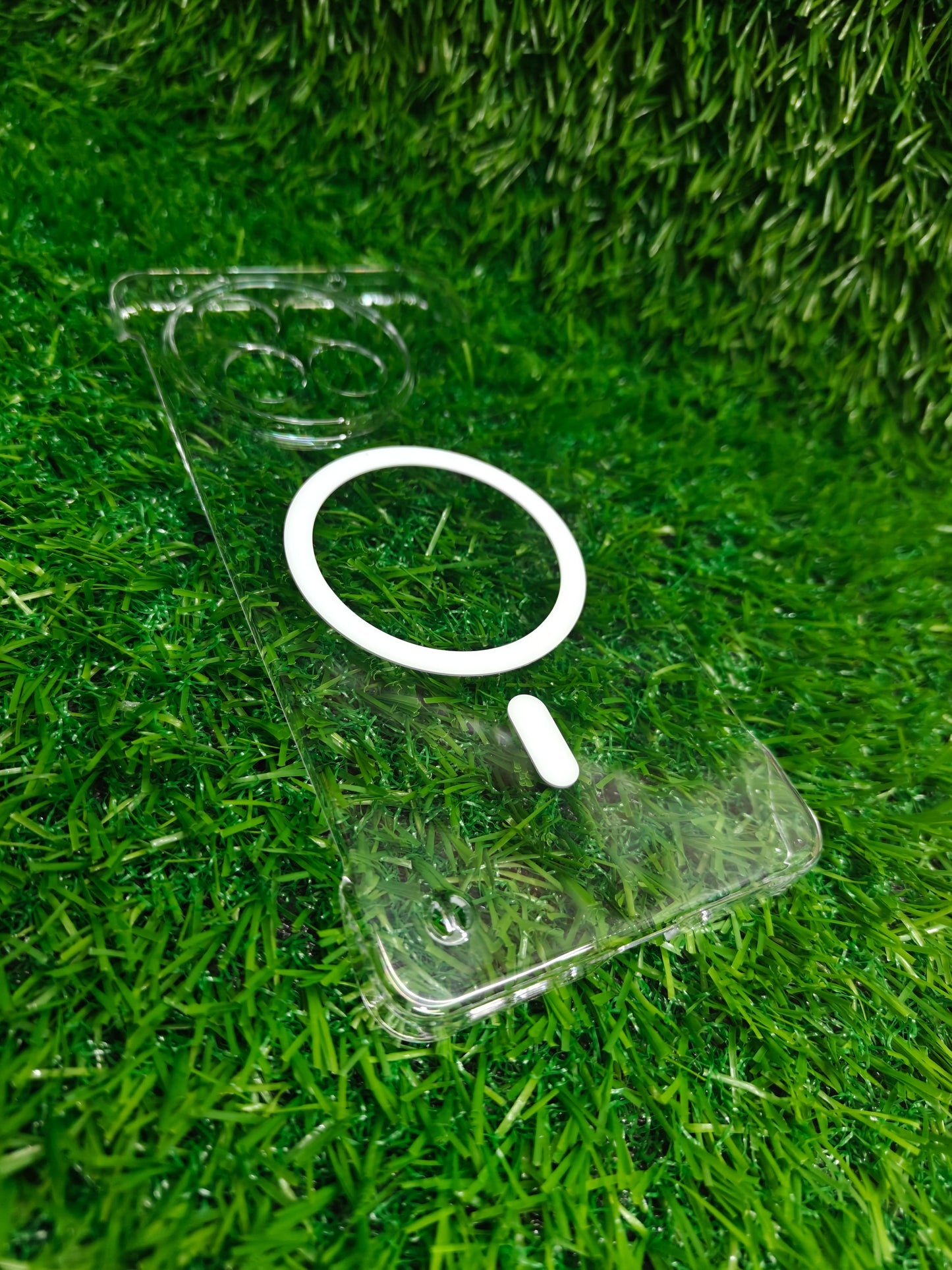 OnePlus 13R 5G Side Frameless Anti Yellow Premium Magsafe Crystal Clear Hard Plastic Back Cover Case