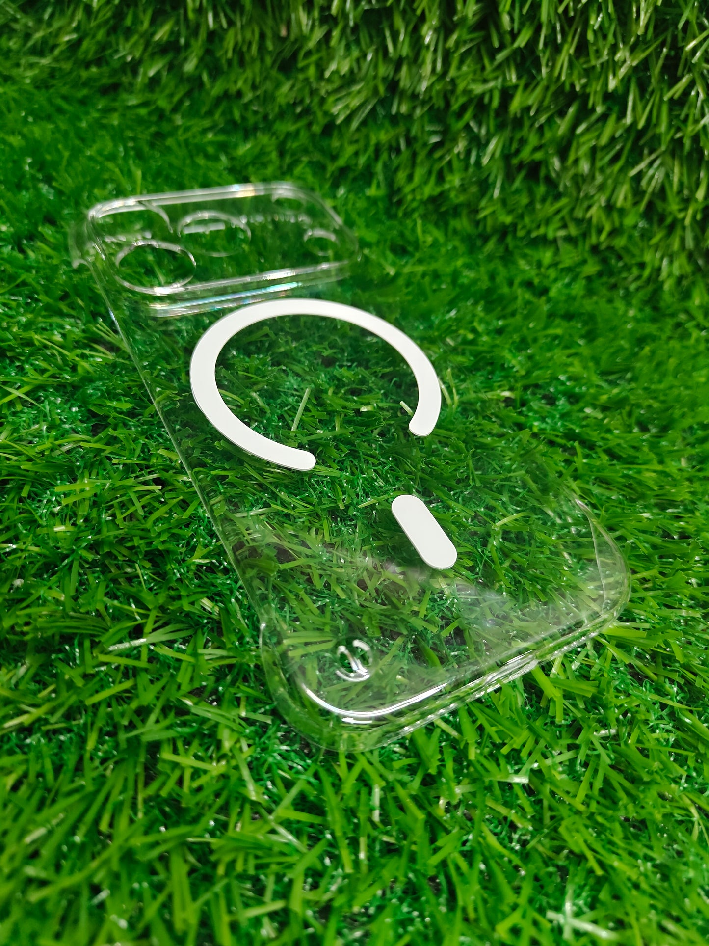 Apple iPhone 17 Pro Side Frameless Anti Yellow Premium Magsafe Crystal Clear Hard Plastic Back Cover Case