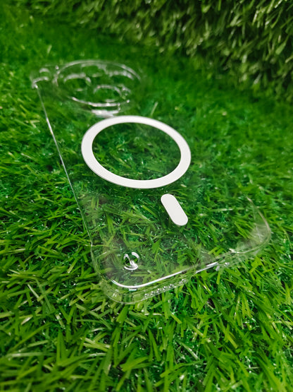 Vivo X300S 5G Side Frameless Anti Yellow Premium Magsafe Crystal Clear Hard Plastic Back Cover Case