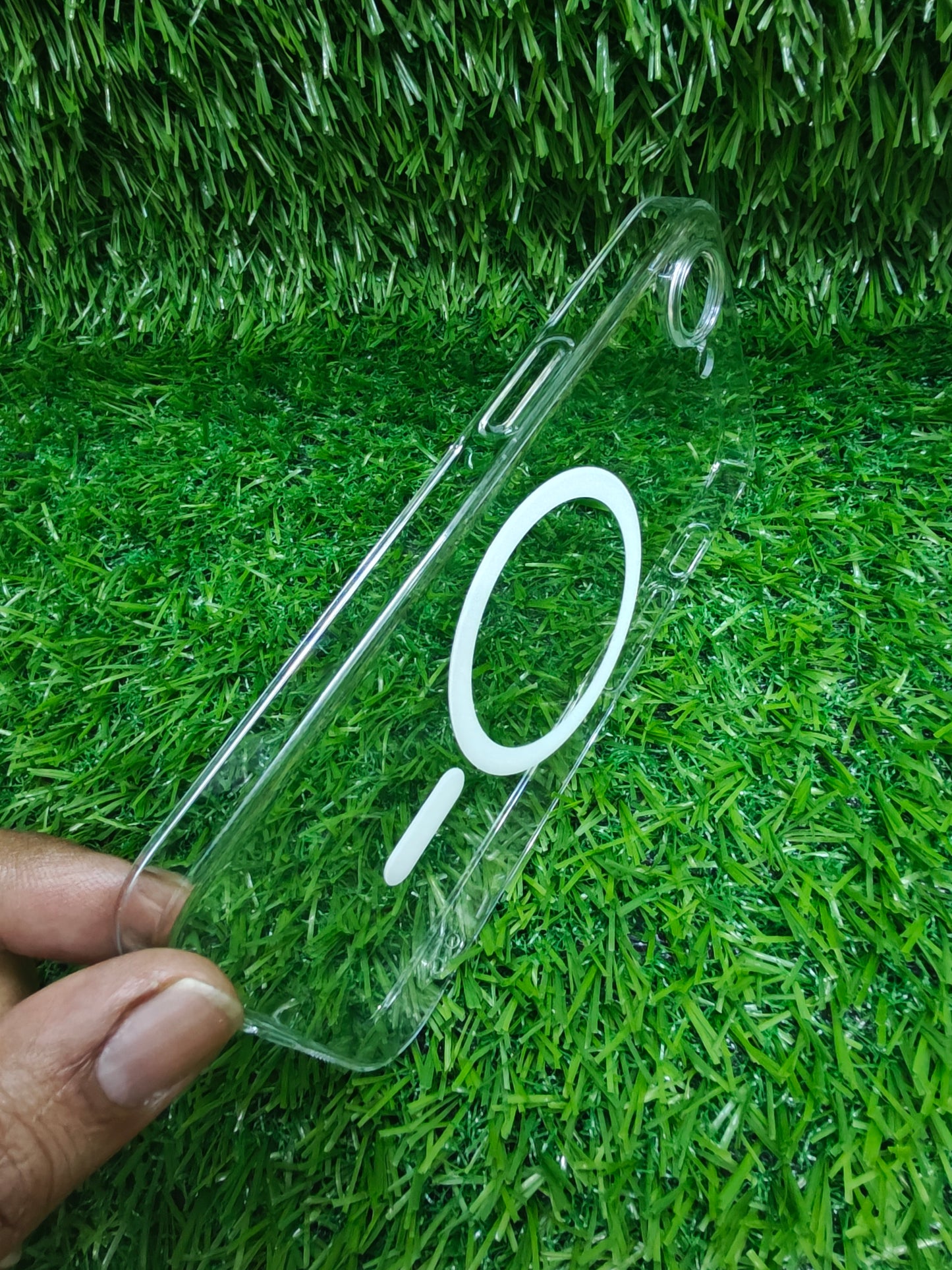 Apple iPhone 16E / iPhone 17E Anti Yellow Premium Quality Magsafe Crystal Clear Hard Plastic Back Cover Case