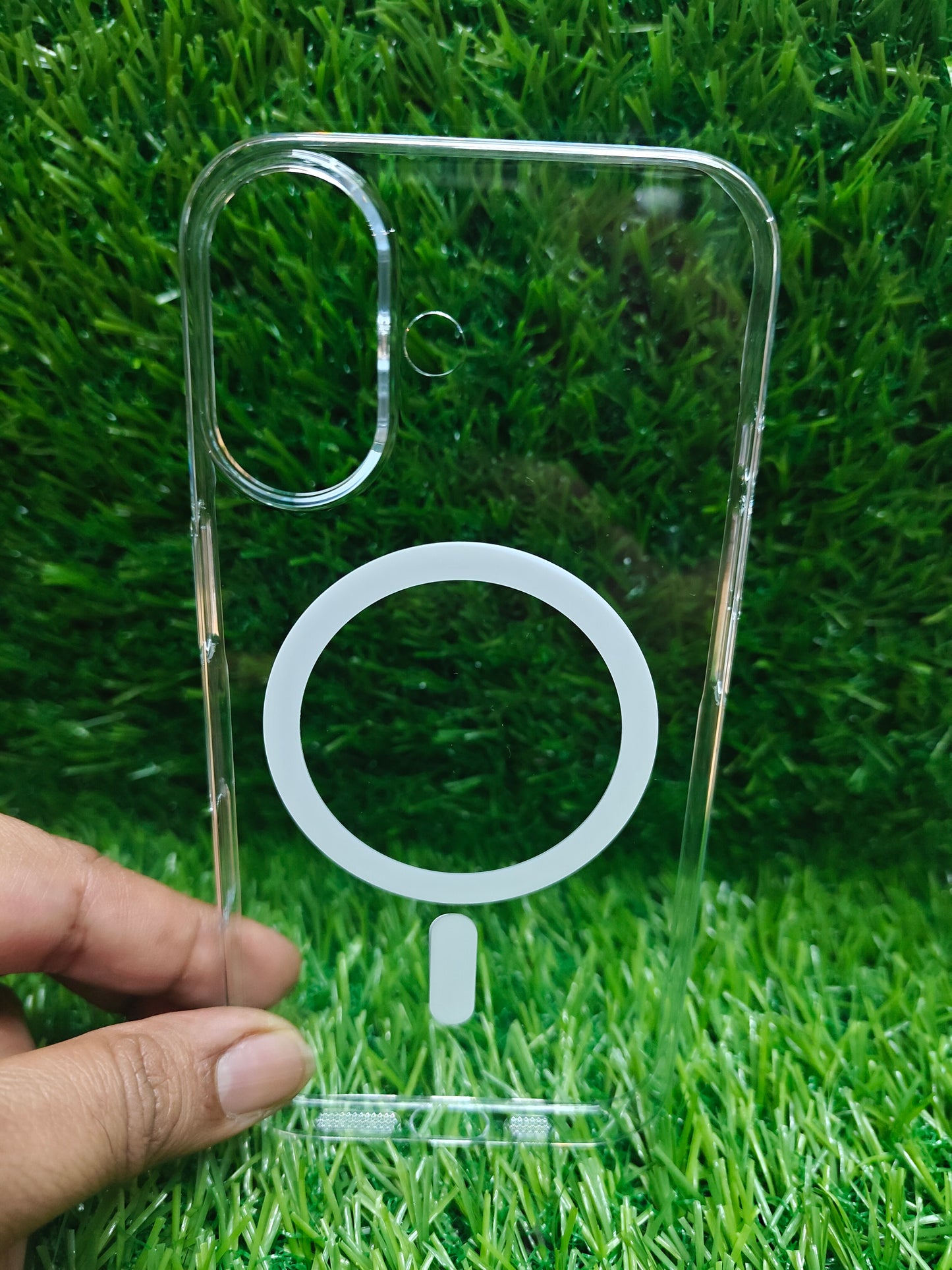 Apple iPhone 17 Anti Yellow Premium Quality Magsafe Crystal Clear Hard Plastic Back Cover Case