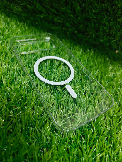 Apple iPhone 17 Air Anti Yellow Premium Quality Magsafe Crystal Clear Hard Plastic Back Cover Case