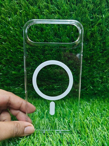 Apple iPhone 17 Air Anti Yellow Premium Quality Magsafe Crystal Clear Hard Plastic Back Cover Case