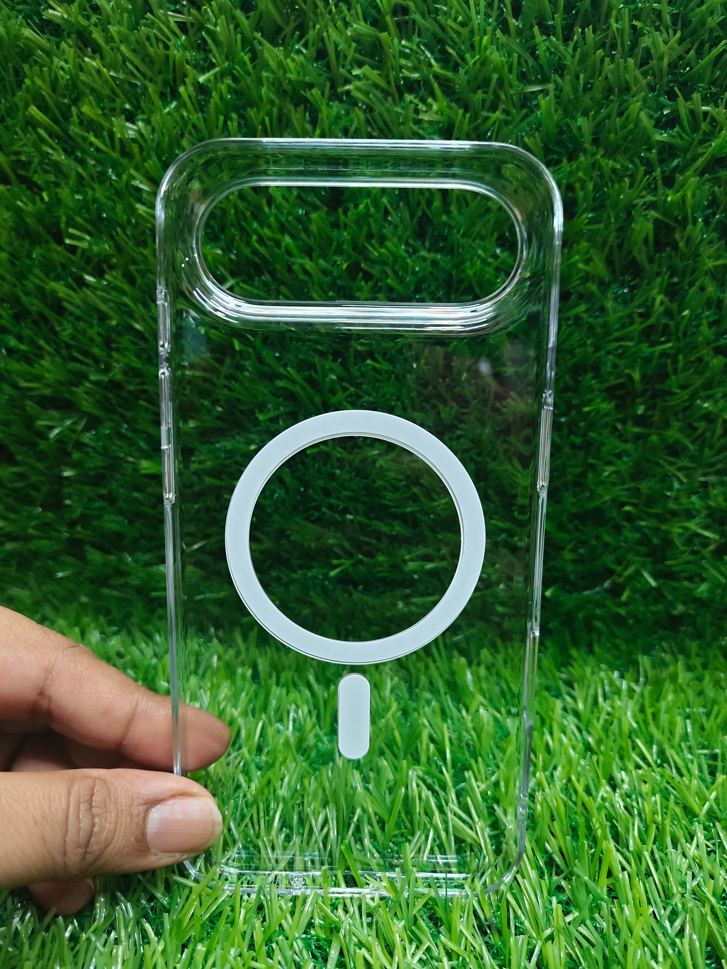 Apple iPhone 17 Air Anti Yellow Premium Quality Magsafe Crystal Clear Hard Plastic Back Cover Case